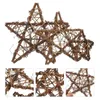 Decoratieve bloemen Rattan Garland krans frame Kerstmis Making Rings Star Diy Hoops Light House Decorations Home Home