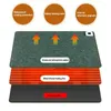 Carpets 2024 Winter Intelligent Electric Heated Pad Office Desktop Digital Display Heating Warming Table Waterproof Mat Mouse