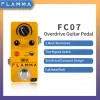 Gitar Flamma FC07 Overdrive Pedal Gitar Elektro Gitar Overdrive Efektleri Pedal Sıcak Sıcak Modları Güç Kaynağı ile Doğru Baypas