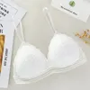 Bras 2024 Sezione di biancheria intima sottile femmina reggiseno RAGGLIAMENTO RAGAZIO SOLODODODINE TOB TOP TOTTO NERO/REDWHITE 3 Colori