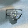 1,5CT Овальные ювелирные изделия из бриллиантовых украшений Moissanite для женщин с сертификатом тестирования модные серстные серьги кольцо набор свадебных подарков для девочки