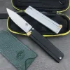 2024 ATROPOS TRAPPER FLIPER Cuchillo plegable D2 Mango de aleación de aluminio Mango táctico Campo CAZTA EDC ENTERENCIA ENTER