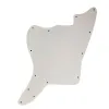 Pegs Pleroo Custom Guitar Parts For US Jazzmaster Style Blank With Fixed Screw Holes Guitar Pickguard Replacement
