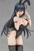 アクショントイフィギュア30cm nsfwブラックバニーAOIセクシーヌードガールモデルPVCアニメアクションフィギュアアダルトコレクションモデルおもちゃヘンタイフレンドギフトY240415