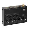 Mixer Mini Stereo Mixer Max400 Ultralow Noise 4 -kanalen Mixers Mengconsole DC5V met vermogensadapter voor elektrische gitaartrommelpiano