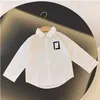 Boys Designer Spring Summer Fall Shirt Long Sleeve Shirt 2024 New Baby Style Boys Fashion Kids 90-150CM D1