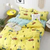 Defina a cama preta branca branca geométrica estampada capa de cama infantil com edredom adulto lençol adulto travesseiro