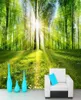 Custom Mural Wallpaper Sunshine Forest Nature Landscape Wall Painting Living Room TV Background Wall Papers Home Decor Wallpaper249833805