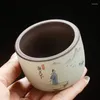 Tasses Saucers en céramique maître tasse de sable de sable violet set tasse de thé