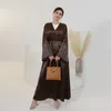 Vêtements ethniques Eid Ramadan Per perlé Abaya pour les femmes Musulman Mode Mode Dubaï Turquie Kaftan Kimono Cardigan Islamic Jalabiya Arabe Robe