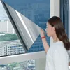 Pencere Çıkartmaları Gizlilik Film Sunshade Ayna Yansıma Tek Yönlü Gölgelendirme Anti-Urtraviyole Cam Çıkartma