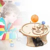 Puzzles 3D Système solaire Astronomie Sun Earth Moon Planet Modèle Diy Wooden Puzzle Mécanique Kit Science STEM