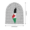 Berets Palestine Flag Map Palestinian Kufiya Hatta Traditional Keffiyeh Men Women Beanies Caps Knitted Bonnet Hat Warm Skullies Hats