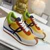 Designer da uomo da uomo scarpe casual scarpe nuove scarpe da donna in pelle con sneaker lady piattaforma che corre galline da ginnastica con fila con scatola grande con scatola