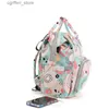 Diaper Bags Mommy Bag Wholesale Outdoor Multifunctional Mother and Child Bag USB Charging Port Nylon Printing Fashion Portable Mom Bag L410