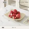 Tallrikar Nordisk stil Plastvatten Rippel Fruktplatta för hemmabordet för hemmet - Lätt lyx och retro