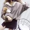 개 의류 스프링 테리 스웨터 테디 작은 조조 브랜드 파이팅 옷 애완 동물 캐주얼 부모-자식