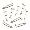 Charms 30pcs 4 Style Metal Alme Crutch Box Bęben Workant Workant do biżuterii Making DIY ręcznie robione rzemiosło