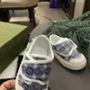 Merk peuter schoenen gradiënt logo print buckle strap baby schoenen maat 20-25 doos verpakking hoogwaardige kinderschoenen 24april