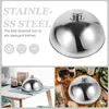 Dinnerware Sets Cover Tent Desk Accessories Metal Stainless Steel Umbrella Dish Dust Student Frying Pan