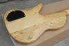 Cables 6 Strings Neckthrubody Electric Bass Guitar with Burl Maple Veneer 24 Frets Maple Fretboard