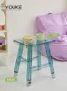 Decorative Figurines YY Home Doorway Shoes Changing Stool Simple Living Room Transparent Casual