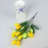 Dekoratif Çiçekler Lmitation Flower 2024 Stil Ev Dekorasyon Masaüstü Düğün Tepbarı Manolya Bud İmitasyon İpek