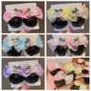 Hårtillbehör Mesh Snood Spring Clip Headwear Colorful Princess Bow Nets Invisible Styling Tool Sequin Kids