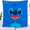 Cartoon Stitch Star Baby Baby Flanela Blanket Ar condicionado cobertor cobertor Sofá Melhor qualidade