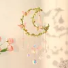 Garden Decorations Sun Catchers Indoor Window Rose Crystal Decoration For Party Wedding Perfect Gift