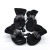 Hundkläder 4st Footwear Puppy Socks Pet Rain Shoes Snow Boots