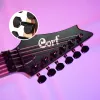 PEGS Original Cort X500 Menace Heavy Metal Metal Guitar com picape dupla de ponte de floydrose broente Duncan imediatamente