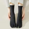 Socks Hosiery Fashion Japanese Style Tabi Toe Socks for Men Women Summer Fiber Two Finger Socks Kimono Flip Flop Sandal Split Tabi Toe Sock