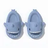 SHARK Summer Slippers Slippers Men Oner Childs Slides Pink Blue Gray Memory Foam Sandals Soft Swice Clipperuoze#