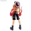 Acción Figuras de juguete 26cm Imagen de acción integrada DX10th Anniversary Fire Fist Cl Escal D Ace Luffy Brother Toys Colección de anime japonesa PVC M Y240415