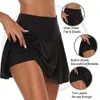 Skirts Summer Women Sprints Tennis Dance Fitness Short Quick Drying Solid Female Lining High Waist Mini Shorts DF4987