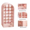 Boîtes de rangement Boîte à lèvres Organisateur de maquillage Bleau à lèvres 18 Boîte cosmétique de beauté spatiale pour la chambre de salle de bain Décor de chambre à coucher