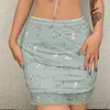 Skirts Women's Midi Skirt Satin High Waist Party A-Line Fashion Elegant Quality Elastic Office Summer Female Clothing