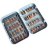 40pcsset moscas secas trucha varios cebos de insectos artificiales ganchos de pesca con mosca señuelos de pesca con mosca seca moscas de pesca 5736250