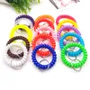 Bracelet Telefoonlijn Key Ring Despositie Nummer Kaartring Plastic Spring Bracelet Keychain