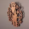 Decorazione della decorazione orologio da parete a forma di albero silenzioso arredamento non toccante