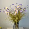 Fleurs décoratives 8 têtes 55 cm Daussies artificielles de fleur Simulation Simulation Catchers de soleil Picks pour la salle de mariage décorations de fête de mariage de chambre à domicile