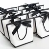 OPinowanie prezentów 5pcs Wstążki torby z uchwytami na przyjęcie urodzinowe Pakowanie ślubne na gościnne cukierki