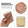 Disposable Dinnerware 30 Pcs Cake Kit Plate Birthday Paper Cups Plates Animal Party Supplies White Baby