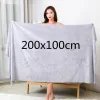 Masseur 200x100Bauty Salon Baignoire serviette et serviette pour le visage Massage rapide de grande serviette spéciale Microfibre épais absorbant Soft Towning