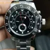 ST9 Watch Ceramic Bezel Sapphire 44 mm Automatique mécanique en acier inoxydable masculin Men de bracelet