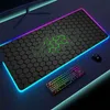 Мышиные накладки запястья отдыхают геометрические большие RGB Mouse Pad Gaming Mousepad Led Mouse Mate Gamer Mousemats Table Pads PC Desk Mat RGB Mate Mat XXL 90X40CM