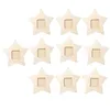 Frames 10 Pieces Wooden Mini Star Hanging Picture For Home Party Decoration