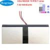 Batteries New 7.6V 4850mAh For Irbis NB264 Notebook Laptop Battery 10 PIN 7 Wire Plug Tools