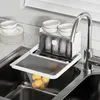 Kitchen Storage Sink Filter Rack Household Foldable Multi-Purpose Sponges Scrubbers Soap